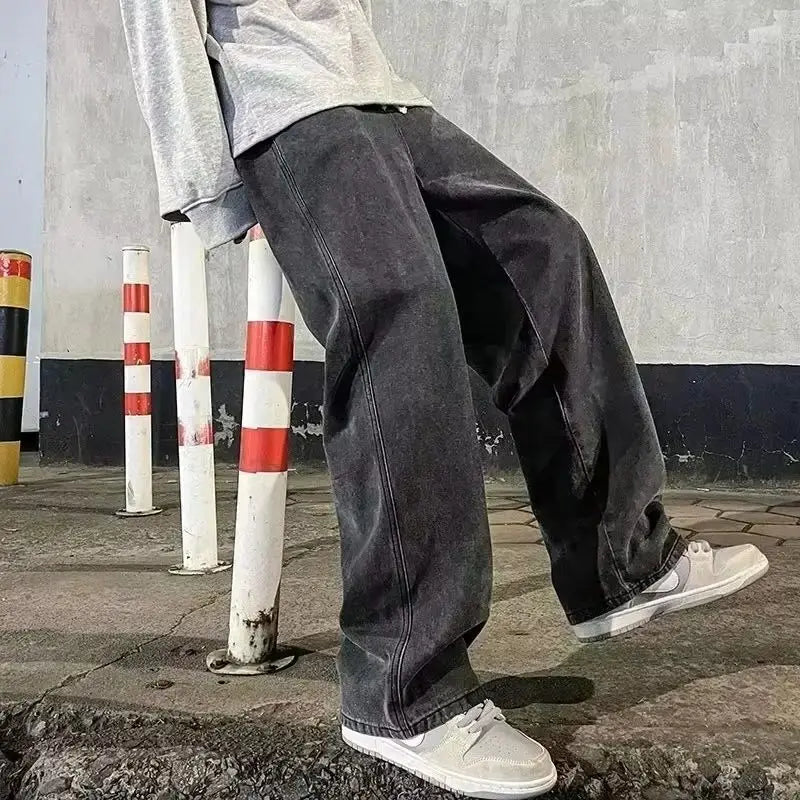 Trendy Loose Fit Men's Jeans