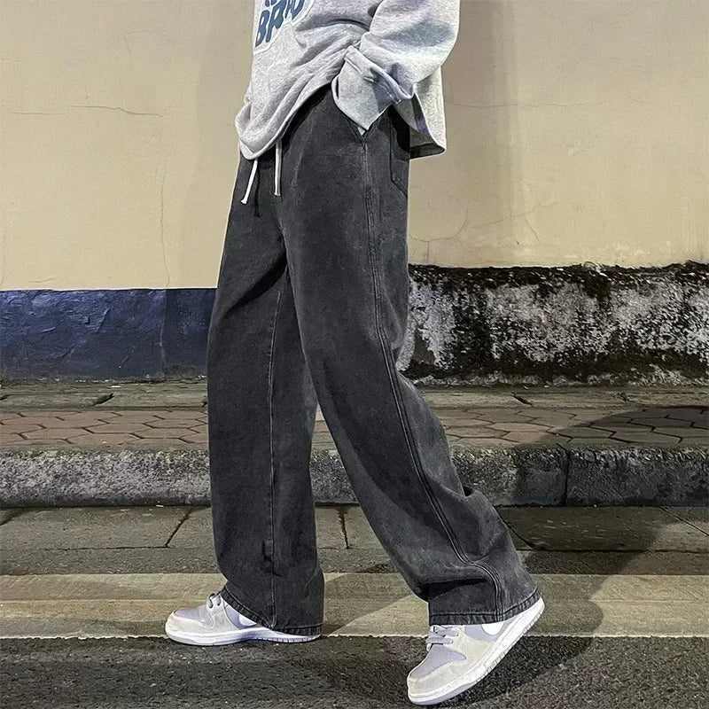 Trendy Loose Fit Men's Jeans