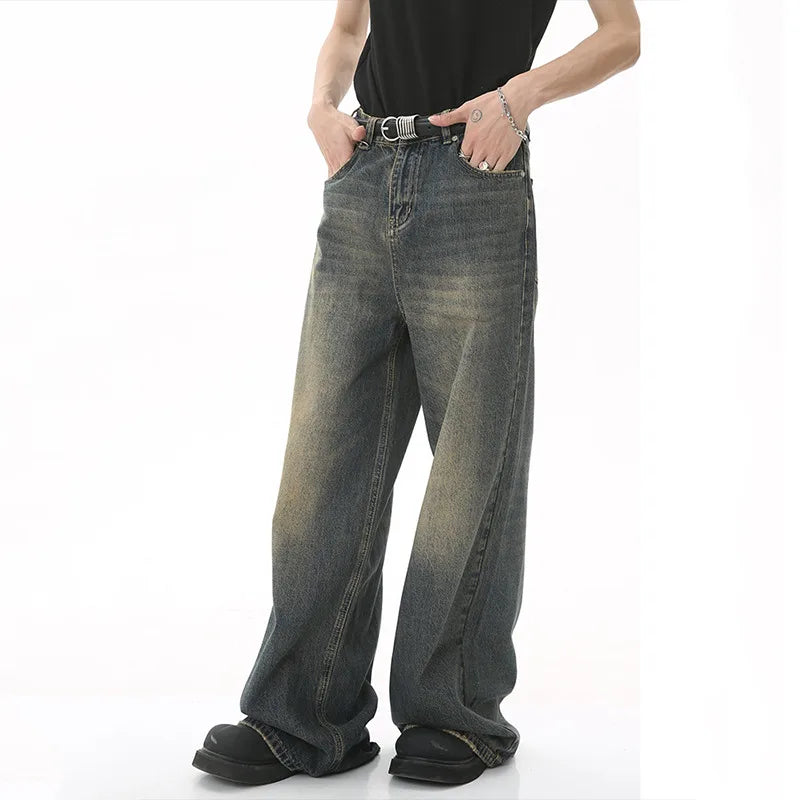 Pantalones Vaqueros Anchos de Moda