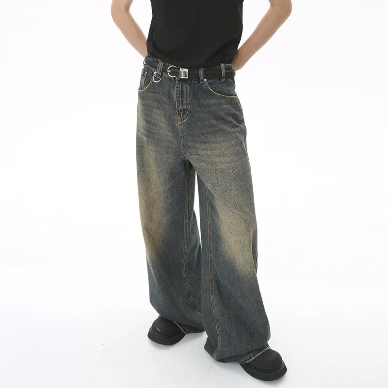 Pantalones Vaqueros Anchos de Moda