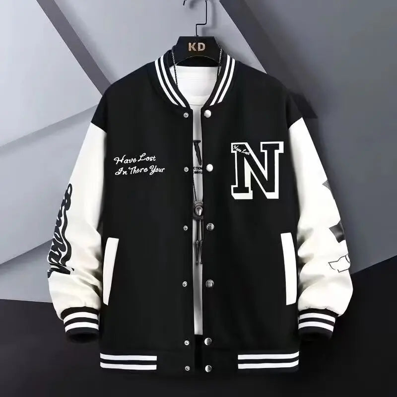 Chaqueta Primaveral Estilo Béisbol