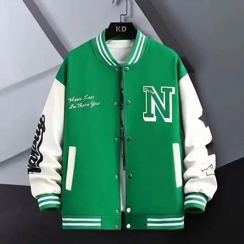 Chaqueta Primaveral Estilo Béisbol
